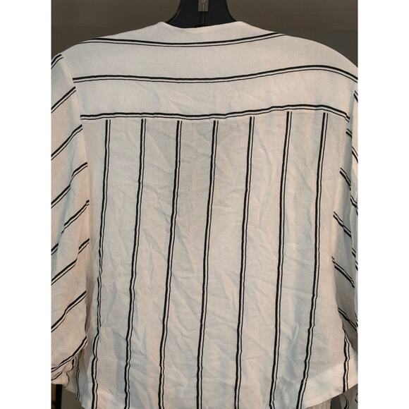 Free People Sleepy Time Crop Top Blouse Womans S/P Wide Batwing Sleeve - Picture 9 of 13